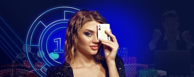 Live dealer broadcast studio setup with multiple camera angles